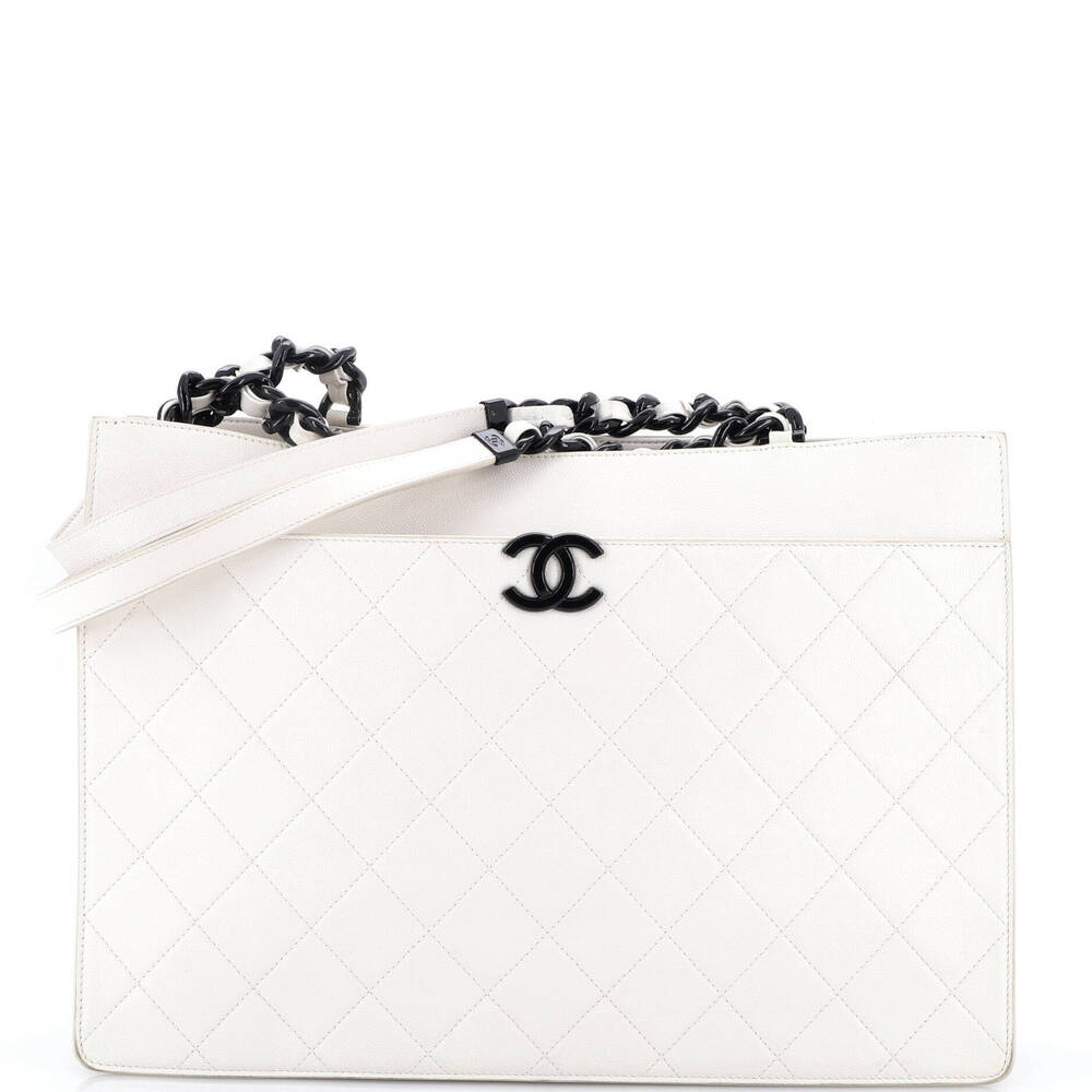 Chanel Large My Everything Tote Quilted Caviar